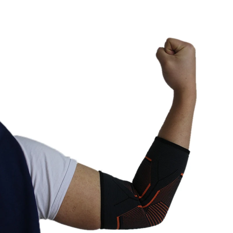 

1PCS Elastic Elbow Support Adjust Volleyball Basketball Safety Guard Strap Balanced Decompression Elastic Comfortable