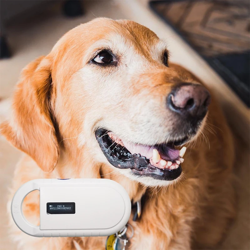 Meilleur Vétérinaires Rechargeable batterie puissance USB FDX B ID64 étiquette d oreille petit mini RFID animaux scanner à puce pour chien chat ID animal puce lecteur