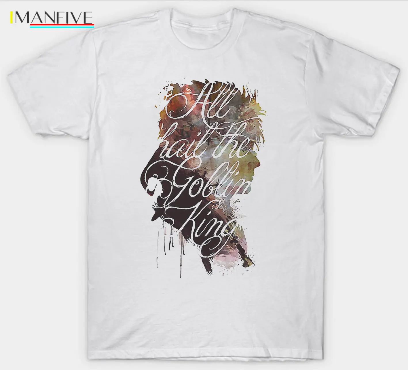 

LABYRINTH T SHIRT GOBLIN CULT FILM MOVIE 1980s FANTASY RETRO VINTAGE DAVID BOWIE