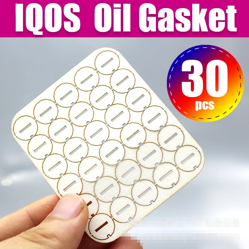 

Pilot Vape 30PCS/pack Clean Gasket For IQOS Repair Accessories Clean Tool Little Slice For IQOS 2.4 Plus Absorb Oil Gasket