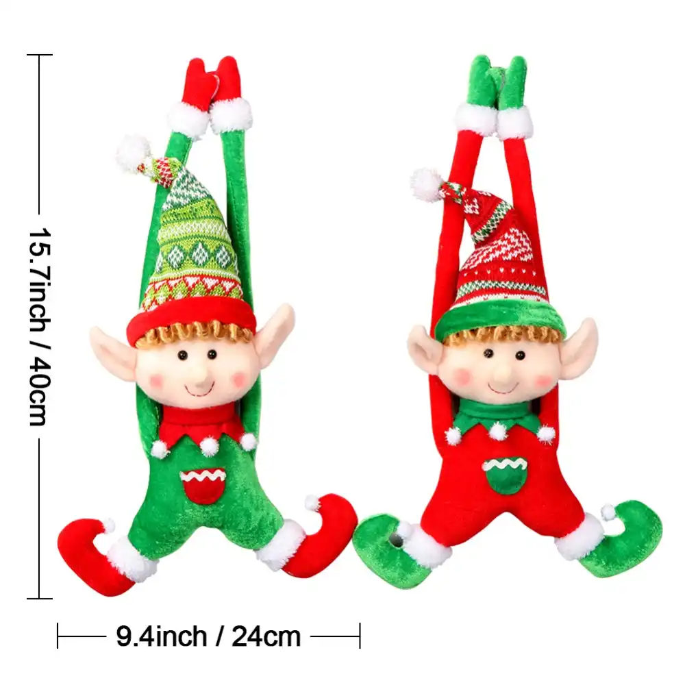christmas house plush elves 9 in