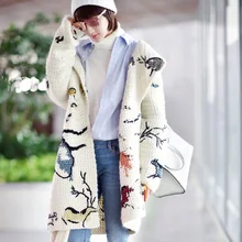 Куртки женские зимние вязаные женские пальто женские трикотажные изделия куртка верхняя одежда кардиган зима осень куртка для женщин TA1044