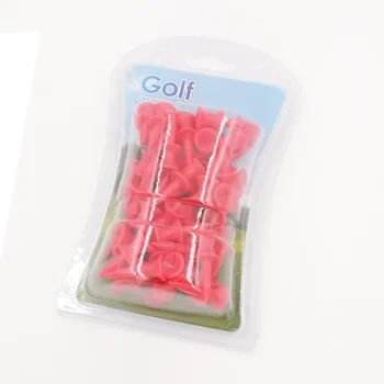 

50pcs golf limited tees Plastic golf tee 31mm golf ball tee with Blister box