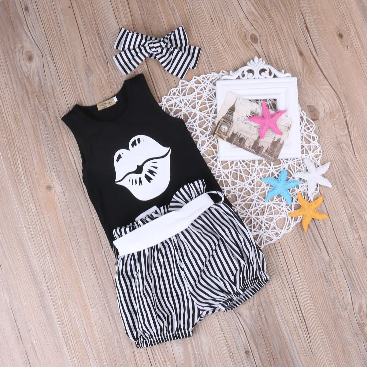 Online 3 Pcs Balita Bayi Gadis Pakaian Set Romper Pakaian Headband T shirt Celana Pendek Bottoms Anak Baby Girl Pakaian Set Harga 3 Pcs Balita Bayi Gadis Pakaian Set Romper Pakaian Headband T shirt Celana Pendek Bottoms Anak Baby Girl Pakaian Set