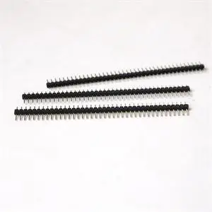 10 шт. 40 Pin 1x40 Однорядный Мужской 2,54 контактный коннектор Stri Black ST