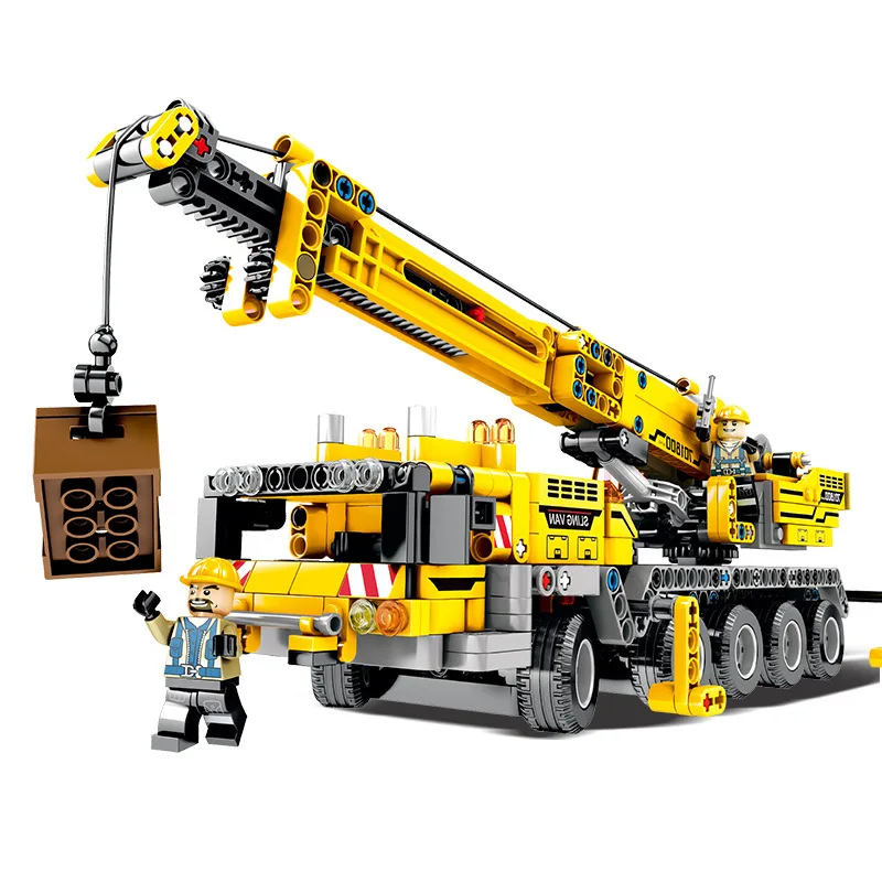 

Compatible Legoinglys Technic 42009 City Engineering Mobile Crane Model Set Building Blocks Toys for Children Christmas Gift