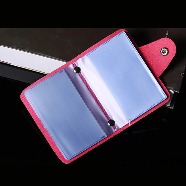 Faux Leather Passport and ID Holder for Women - Image 5
