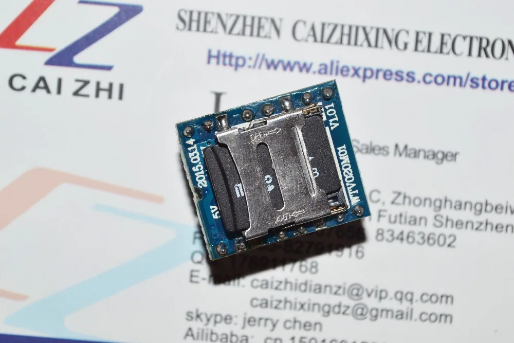 

WTV020 WTV020-SD WTV020SD-20SS Mini SD Card MP3 Sound Module voice module For PIC Arduino 2560 UNO R3 +1GB TF Card