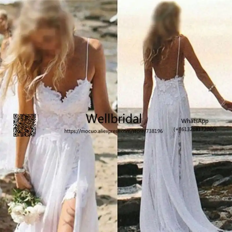 vestido longo com fenda lateral para casamento