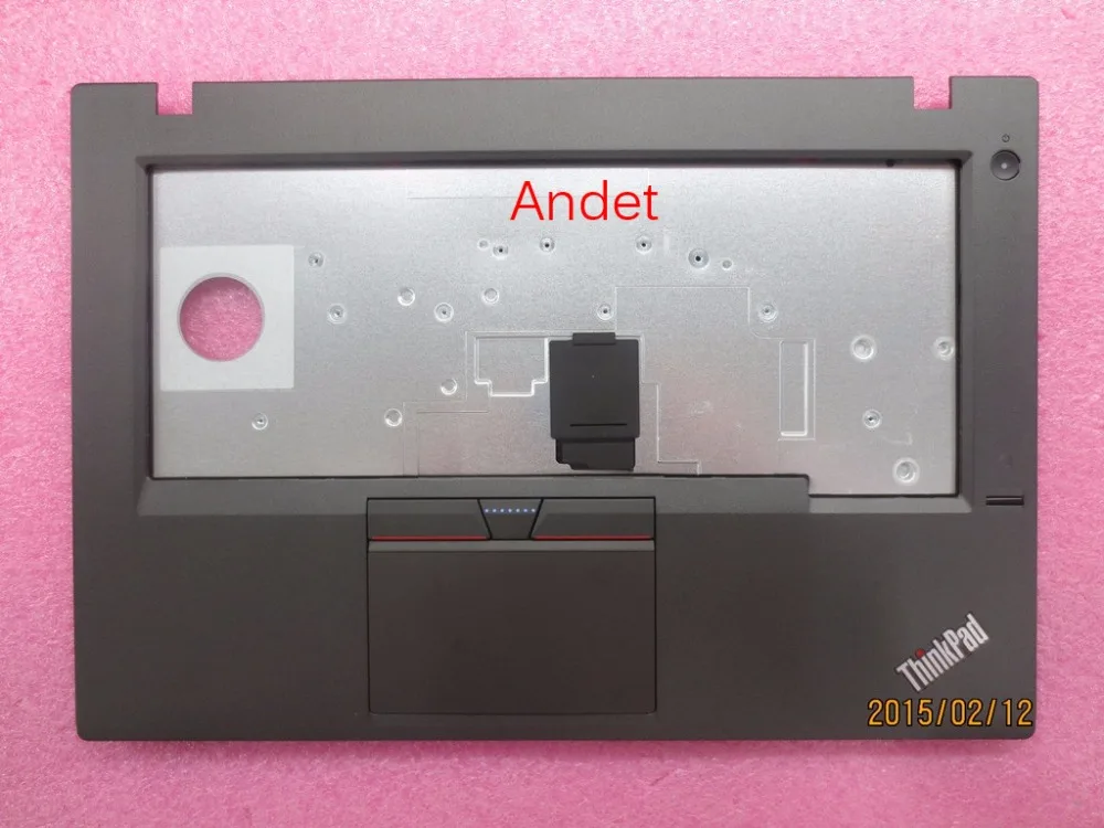 

New Original for Lenovo ThinkPad L450 Palmrest Keyboard Bezel Cover 00HT717 with Fingerprint Touchpad