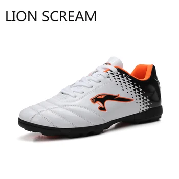 

Lion Scream Brand Soccer Shoes 2019 Professional Football Suferfly Futsal Sock Cleats Training Sport Sneakers Child Turf & Spike