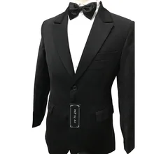 HCF по воздуху Мужской 1 шт. 2 кнопки заостренный лацкан Тощий Fit Свадебный повседневный бизнес смокинг мужские формальные костюмы пиджак черный