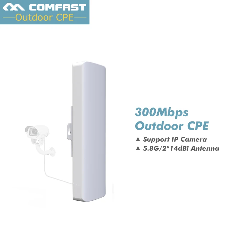 Шт. 2 шт. беспроводной Открытый AP маршрутизатор 300 Мбит/с 5,8 Г Wi Fi Extender Nanostation усилитель сигнала Усилители домашние точка доступа открытый мост