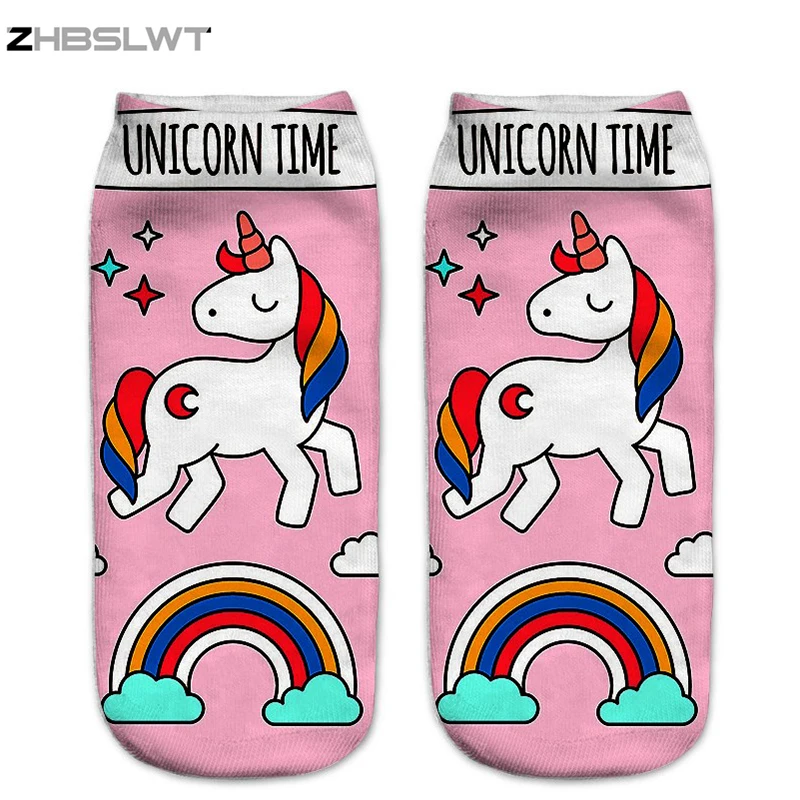 ZHBSLWT/Новинка; женские носки с объемным принтом «Pusheen Love»; милые короткие носки с изображением животных; несколько коробок; модный стиль