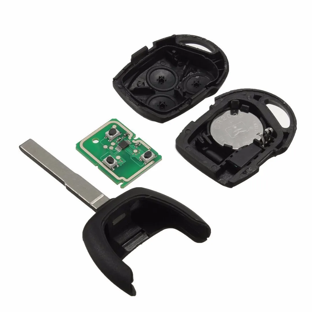 

High Quality 3 Button Remote Car Key Fob Blade 433MHz Transponder Chip For Ford Focus Mondeo Fiesta Fushion Galaxy 2006-2011