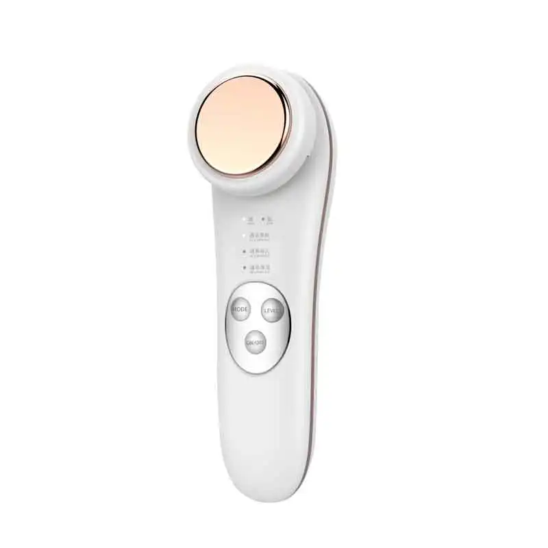 

Ultrasonic Hot Cold Vibration Massager Facial Skin Care Ion Introduction Beauty Instrument Face Tightening Lifting Rejuvenate