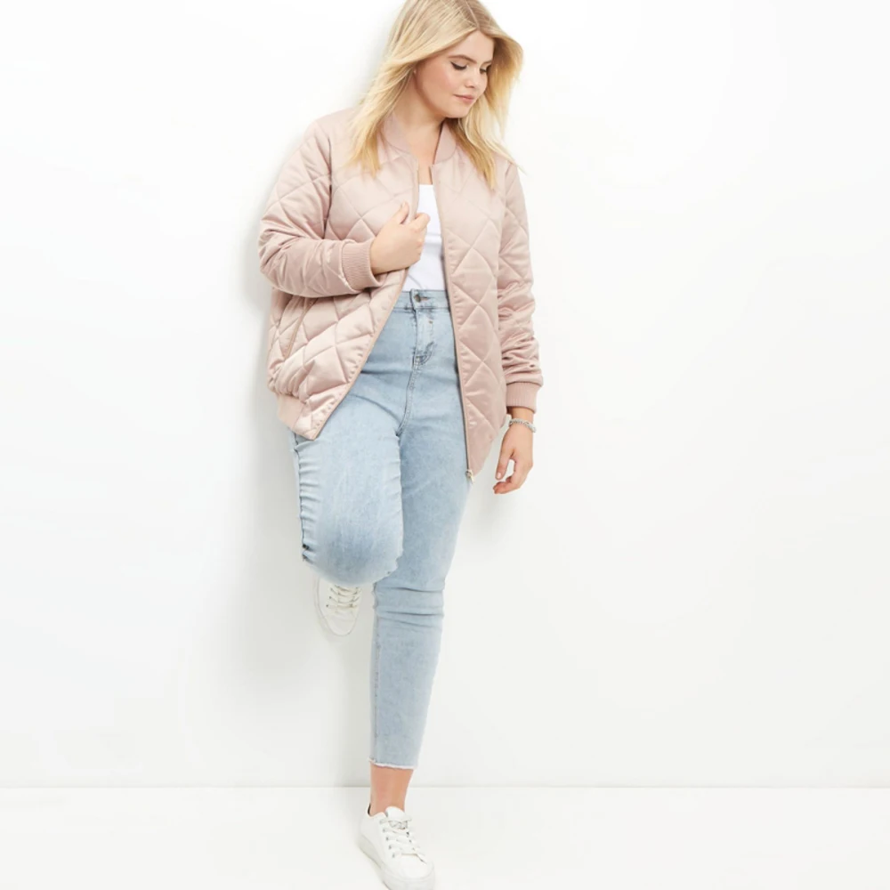 Kissmilk Plus Size New Fashion Women Clothing Basic Casual Warm Outwear Long Sleeve Zipper Big Size Jacket 3XL 4XL 5XL 6XL