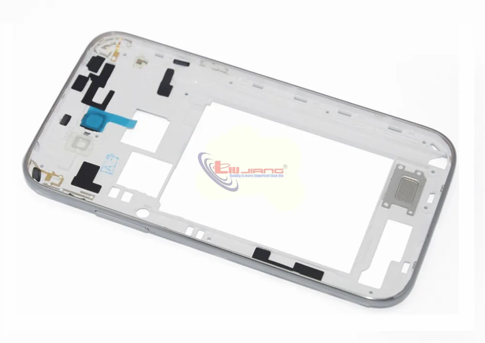 Оригинальная средняя рамка корпуса ободок для Samsung Note 2 N7100 N7105 пластина задний