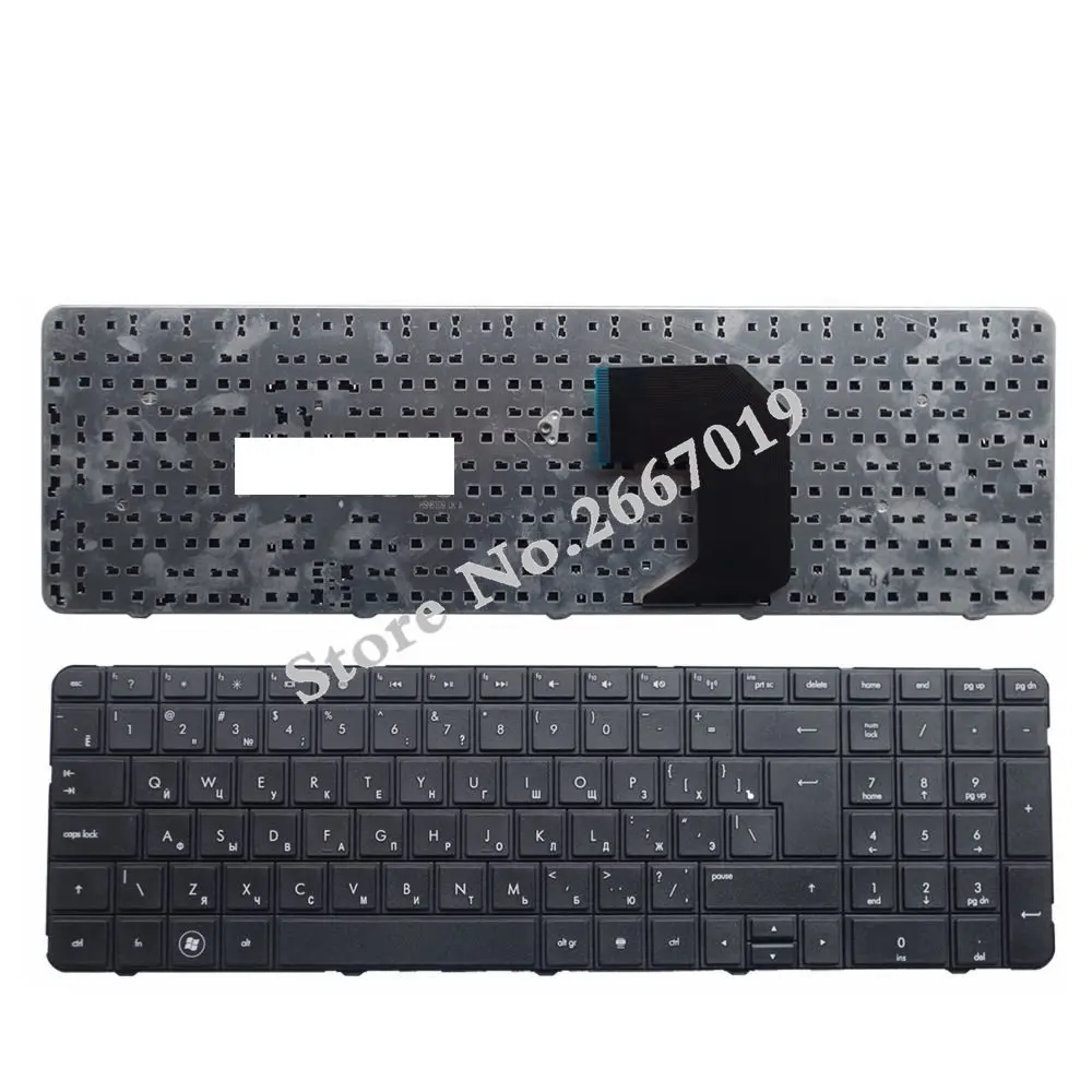 Новая русская клавиатура для hp G7-1000 G7-1001XX G7-1260US G7-1075DX AER18U00310 633736-001 646568-001 аккумулятор большой емкости V121146AS1 Клавиатура ноутбука