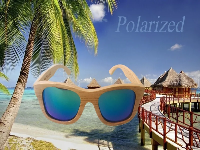 New 2017 Fashion 100 font b Handmade b font Wood font b Wooden b font Sunglasses