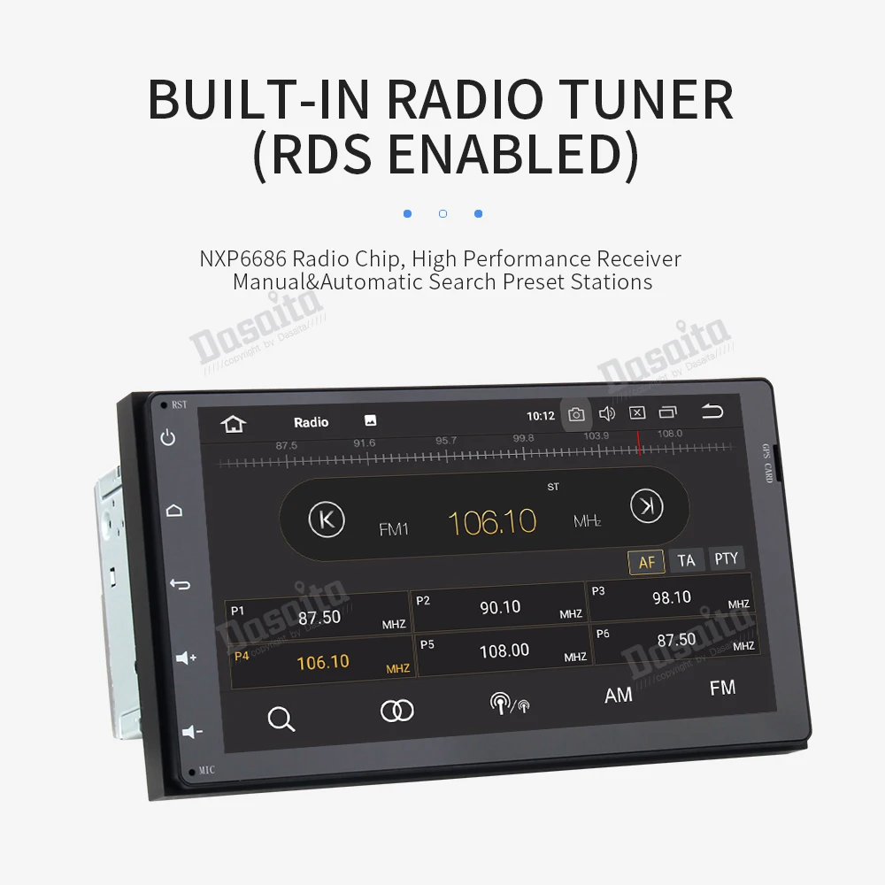 Top 9" IPS Screen Android 9.0 Car GPS Radio Player for Toyota Corolla Auris Fortuner 2017 2018 8-Core 4G+32G Auto Radio Multimedia 19