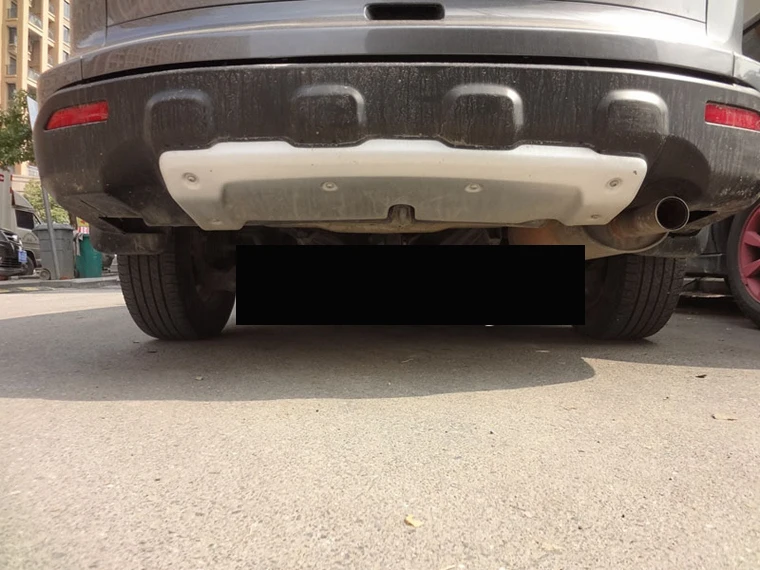 2 piezas de aleación de aluminio de la delantera y trasera Protector de la placa de deslizamiento de adornos para Honda CRV C RV 2007 de 2008 2009