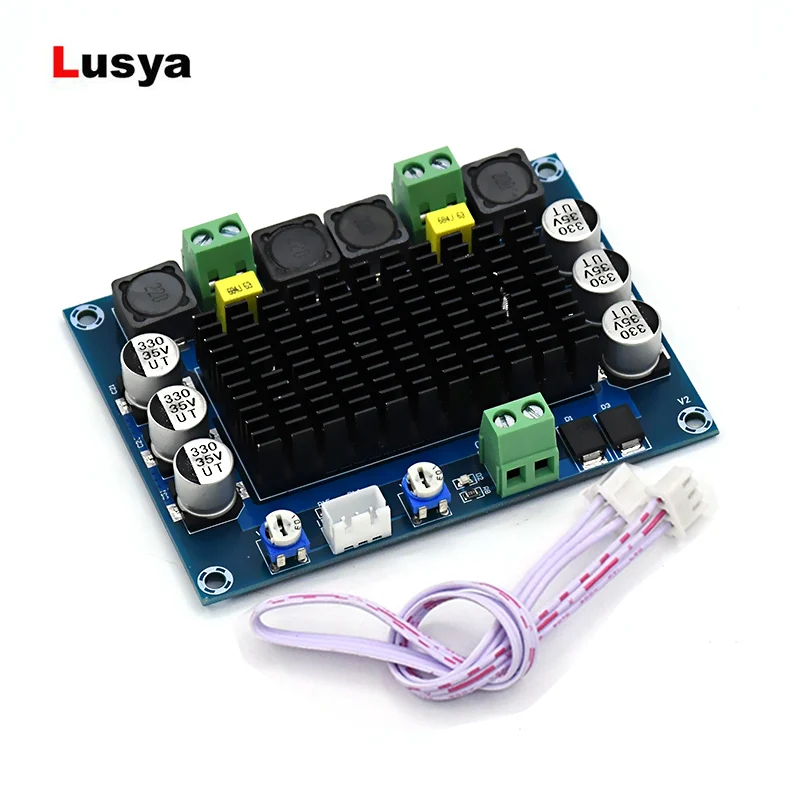 TDA7498 HD Audio Amplifier Board Amplificador For Speaker 100*2 Class D Digital Power Amplifiers Plate Amplificateur A1-008 TDA7498 HD Audio Amplifier Board Amplificador For Speaker 100*2 Class D Digital Power Amplifiers Plate Amplificateur A1-008