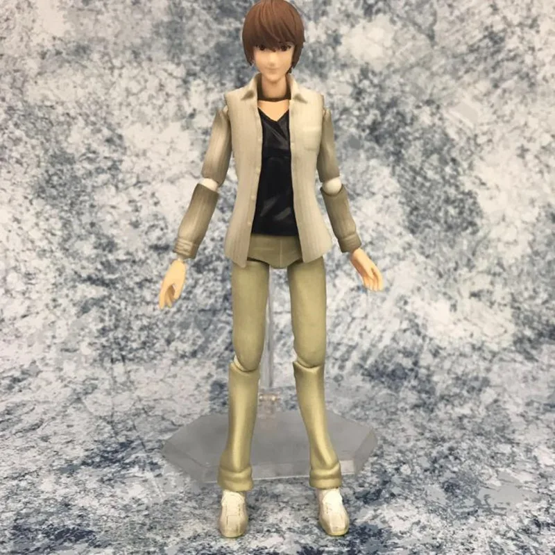 DEATH NOTE Figma 008 Yagami световые Фигурки игрушки Death Note L 16 см ПВХ модель кукла с коробкой