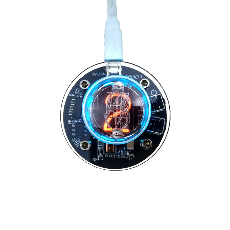 

Single Tube Glow Clock QS30 nixie clock support QS30-1, W-8, SZ3-1, SZ1-1, ZM1020 DC5V USB without tube