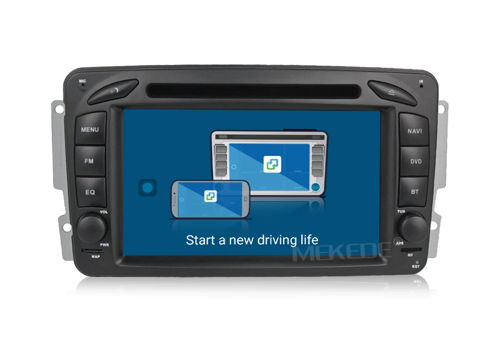MEKEDE M518 Android7.1 автомобильный магнитофон gps dvd-плеер для Benz W209 W203 W463 Viano W639 Vito поддержка 4G wifi BT