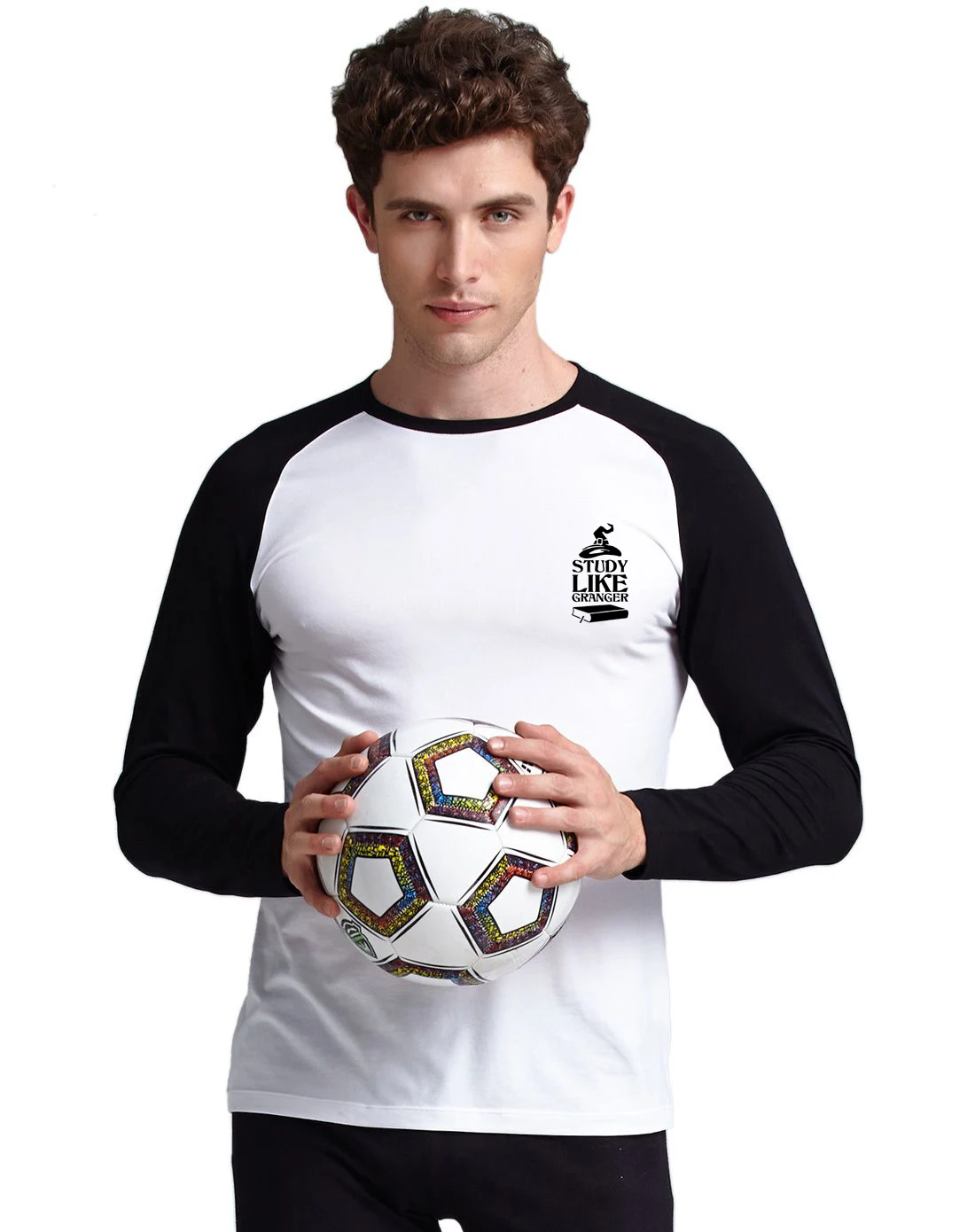 

iDzn Study Like Granger Design Boys Raglan O-Neck Tshirt Graphic Tee Customized Long Sleeve Autumn Solid Mens Tops tshirt