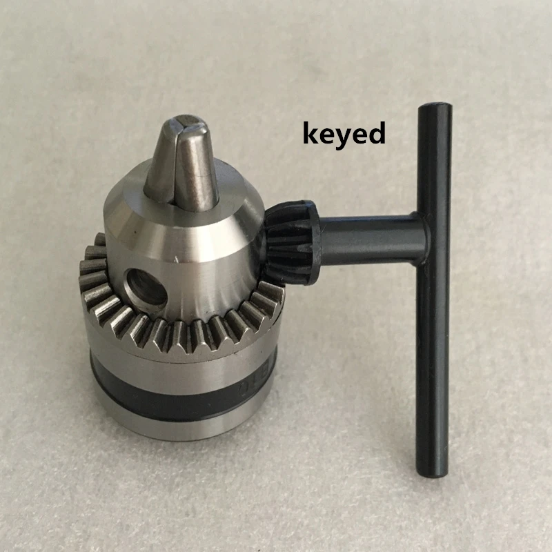 Keyed 6 мм сверлильный патрон B10 конусный силовой инструмент Емкость 0 с ключом