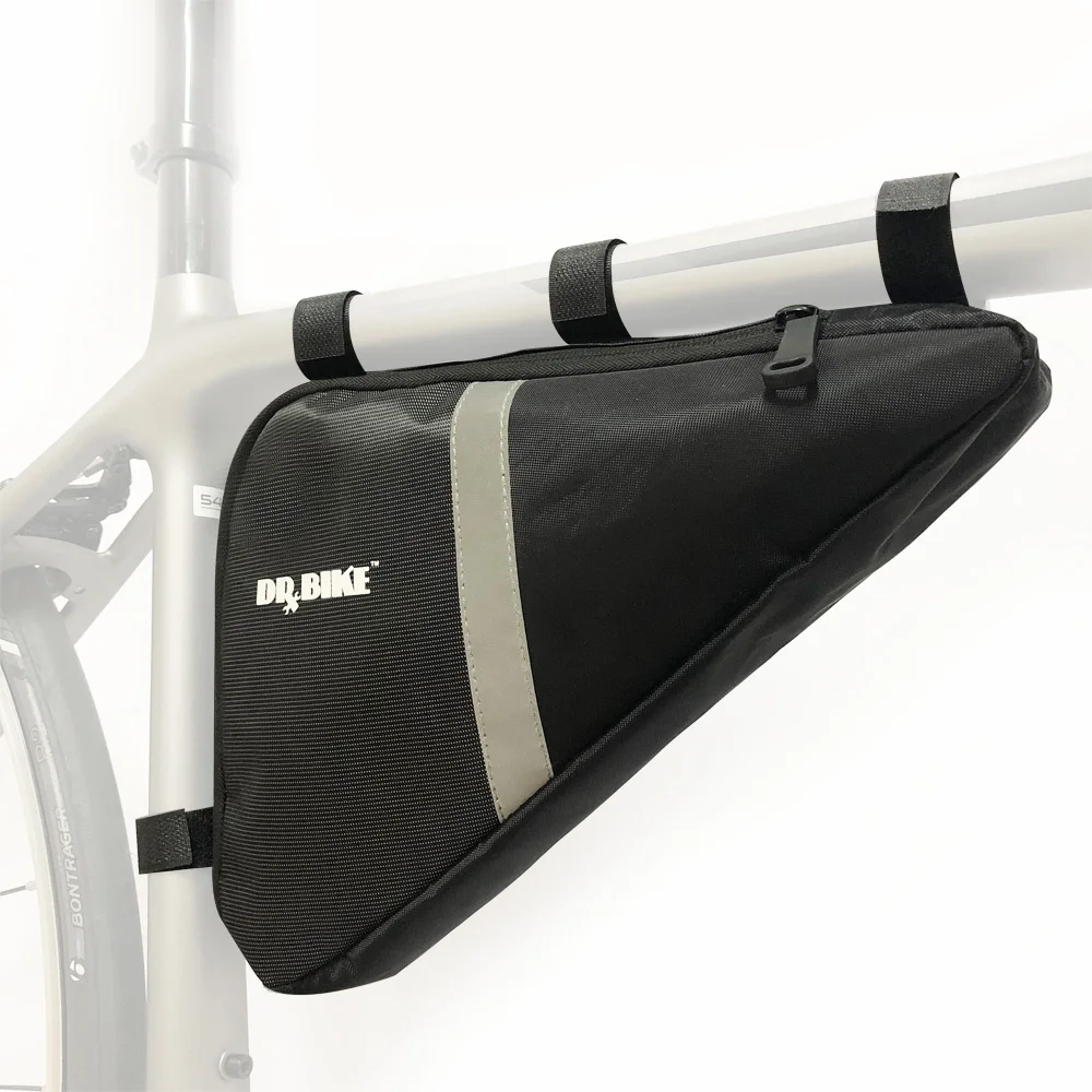 Sport Bicycle Triangle Frame Bike Bicycle Bag Storage Top Tube Bag Training Saddle Frame Strap-On Pouch for Cycling