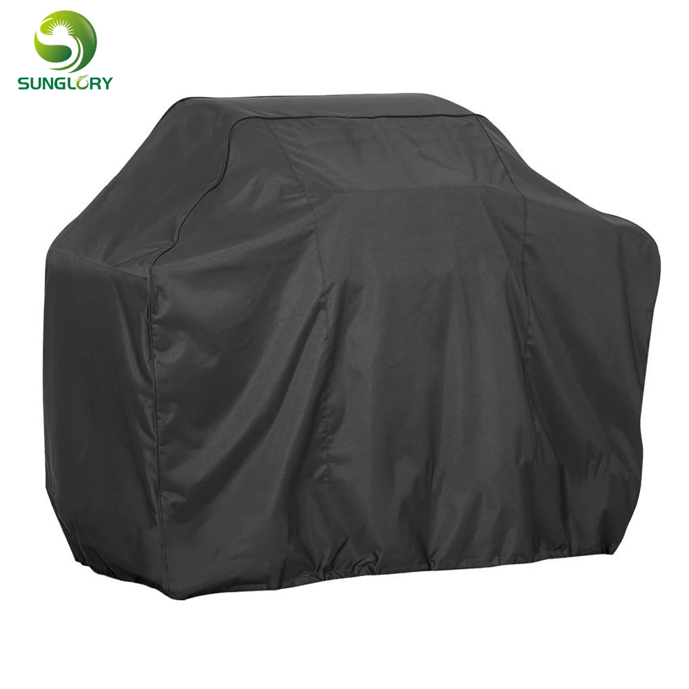 

Black Heavy Duty Waterproof BBQ Cover Dustproof BBQ Hoezen Gas Grill Cover Funda Barbacoa BBQ Accessories Grille Barbecue 6 Size