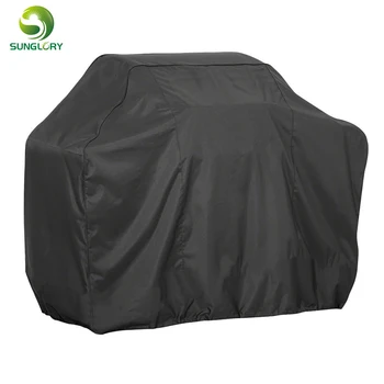 

Black Heavy Duty Waterproof BBQ Cover Dustproof BBQ Hoezen Gas Grill Cover Funda Barbacoa BBQ Accessories Grille Barbecue 6 Size