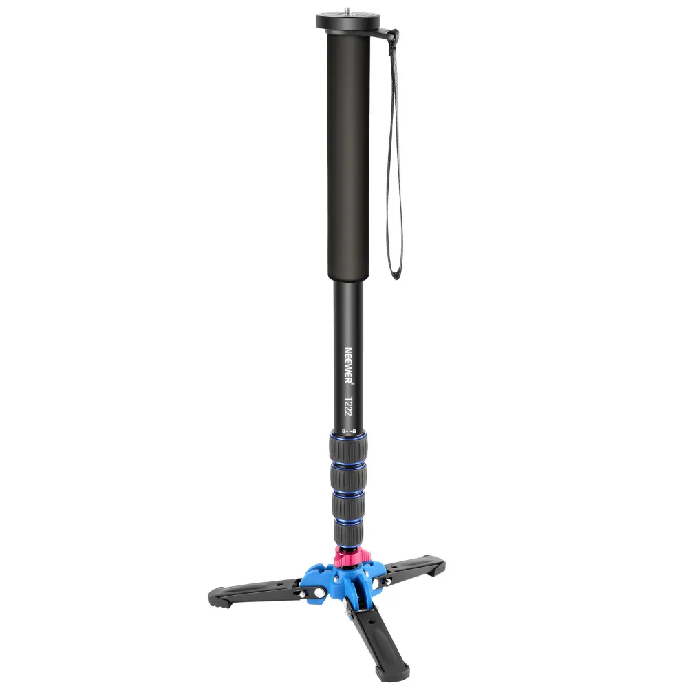 Neewer Extendable Camera Monopod with Removable Foldable Tripod Support