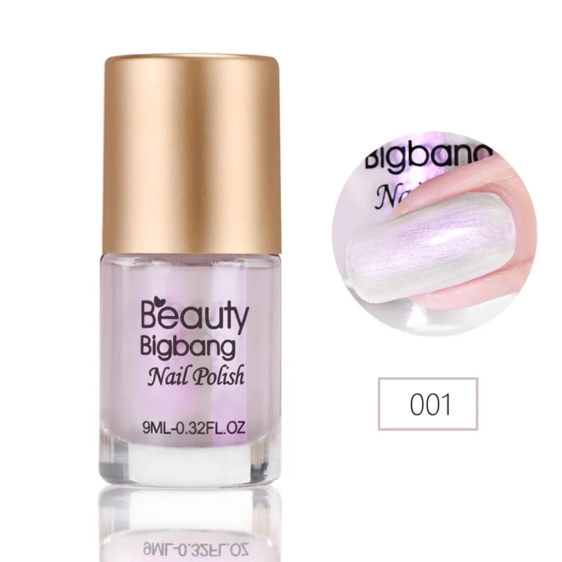 BeautyBigBang 9 мл проблесковый лак для ногтей Блестящий Блеск лак для ногтей лак для маникюра советы цвет Блестящий корпус лак для ногтей