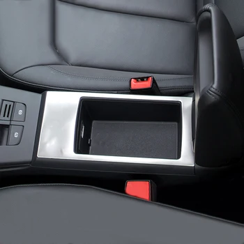 

Steel Center Armrest Storage Container Box Panel Cover Trim For Audi A3 15-2017