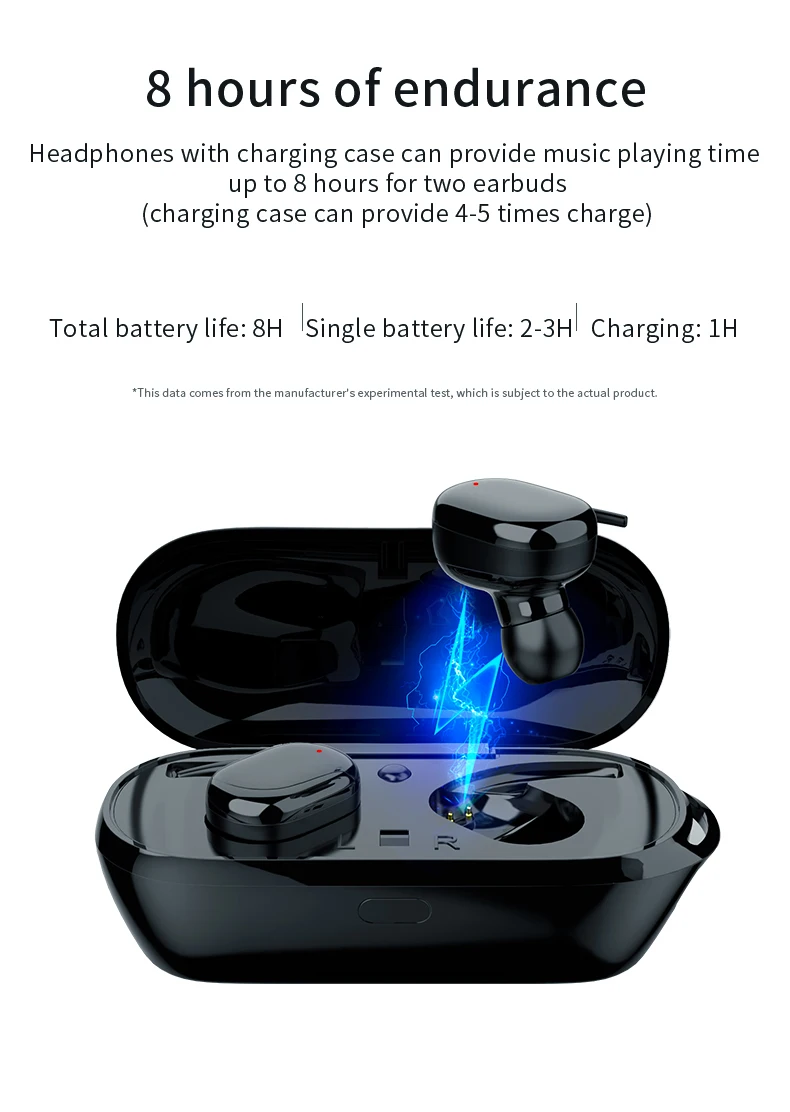 T2C TWS Wireless Mini Bluetooth Earphone For Xiaomi Huawei Mobile Stereo Earbud Sport Ear Phone With Mic Portable Charging Box