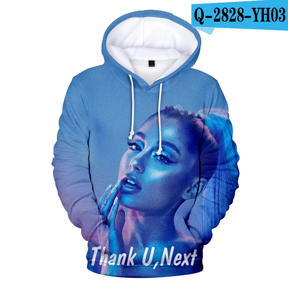 3D Ariana Grande Thank U следующий альбом Highstreet Cool Женская и мужская одежда горячая Распродажа повседневные крутые худи Harajuku толстовки - Цвет: Бургундия