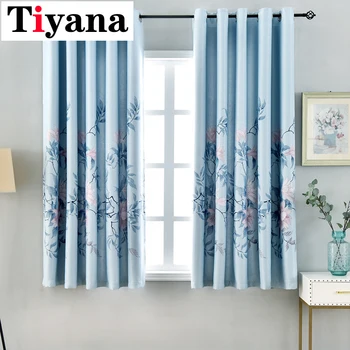 

Grommet top curtains Door Kitchen Living Room Windows Drapes Rustic Shade Short Curtain Cortinas PC22X