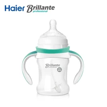 Haier Brillante Poignée Principal PP Paille Potable Alimentation Bouteille pour Infantile Newbron Bébé 150 ml/5 SANS BPA Mamadeira