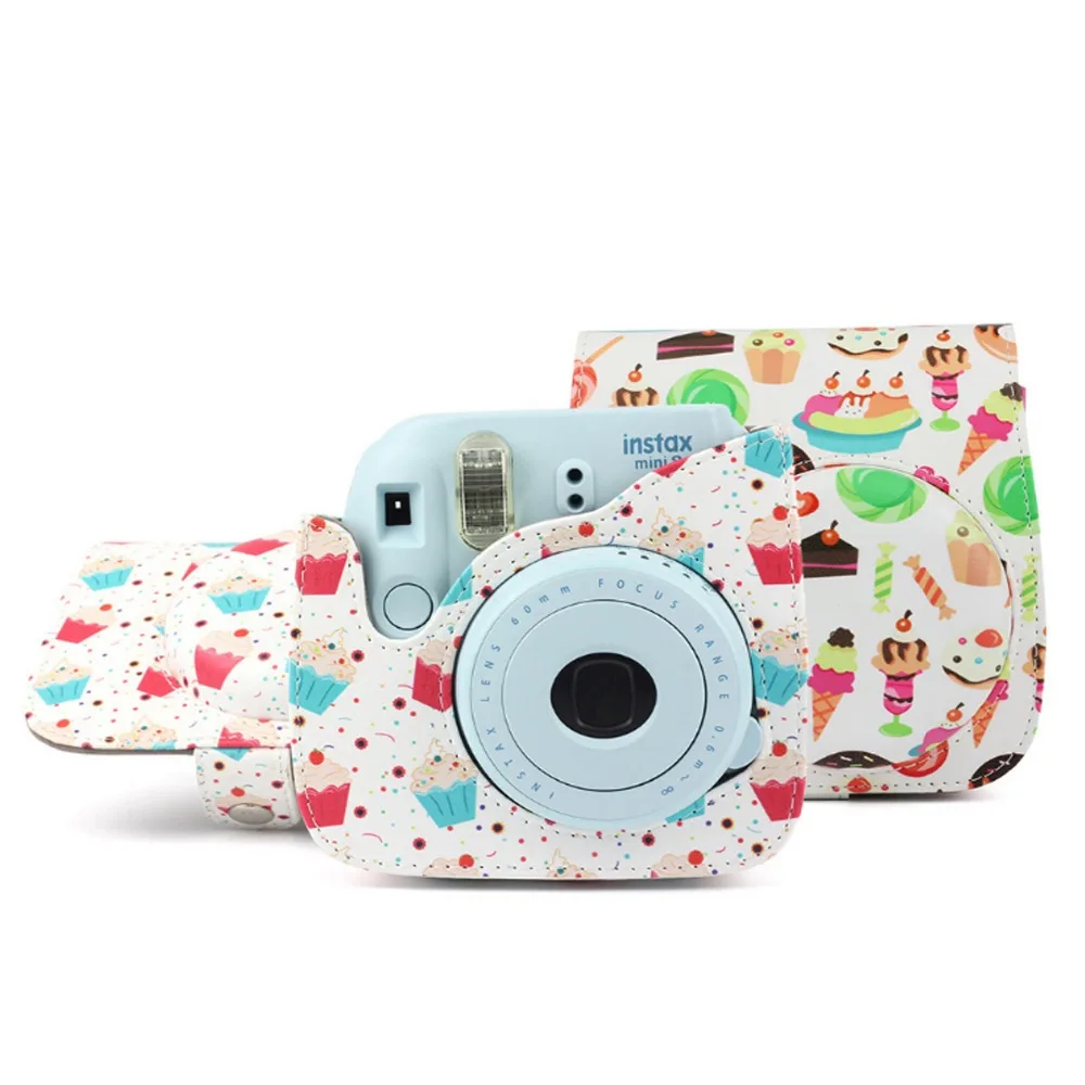 Винтажный чехол из искусственной кожи для Fujifilm Instax Mini 9 mini8 8 + сумка камеры со