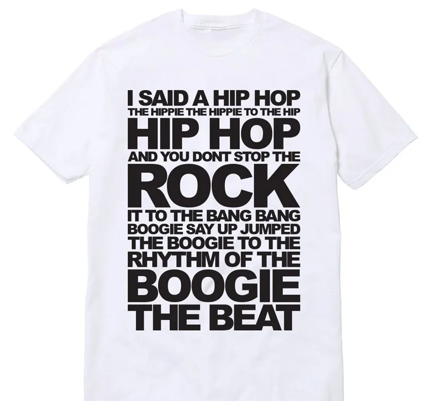 

Rappers Delight T-Shirt Sugarhill Gang Classic Hip Hop Breakdance Dj Deejay 80s Pure Cotton Round Collar Men Shirt Plus Size