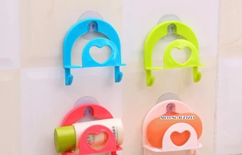 

100x Plastic hook sponge shelves, Suction cup storage rack wall plastic kitchen sinks debris hanging with hook sponge shelves