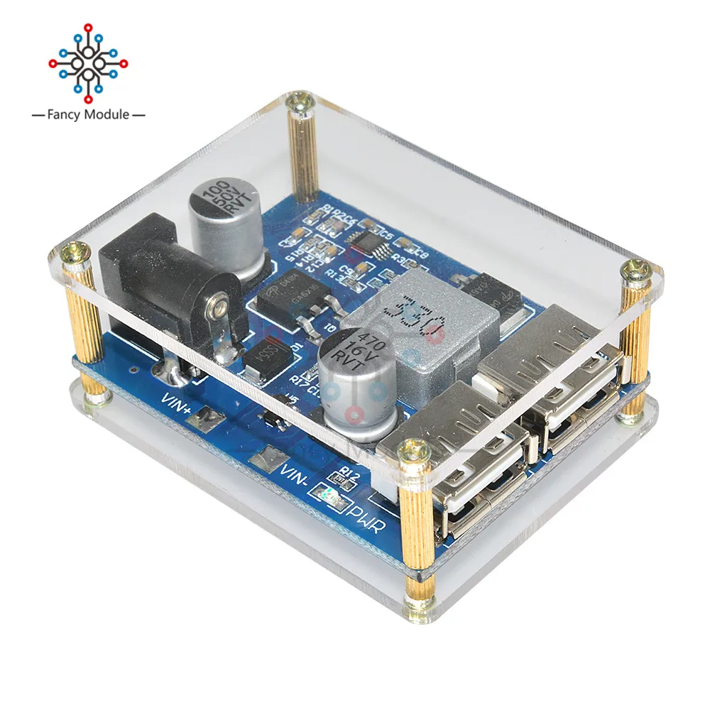

DC-DC buck power supply module 24v / 12V to 5V 5A power supply module power converter Than LM2596S