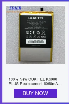 Новая Замена OUKITEL K6000 PLUS 6068 мАч запасная батарея для OUKITEL K6000 PLUS смартфон