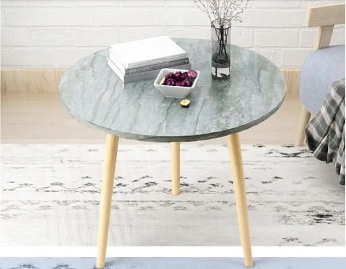 40*45CM Modern Corner Table Round Dining Table Living Room Coffee Table Sofa Side Tea Table