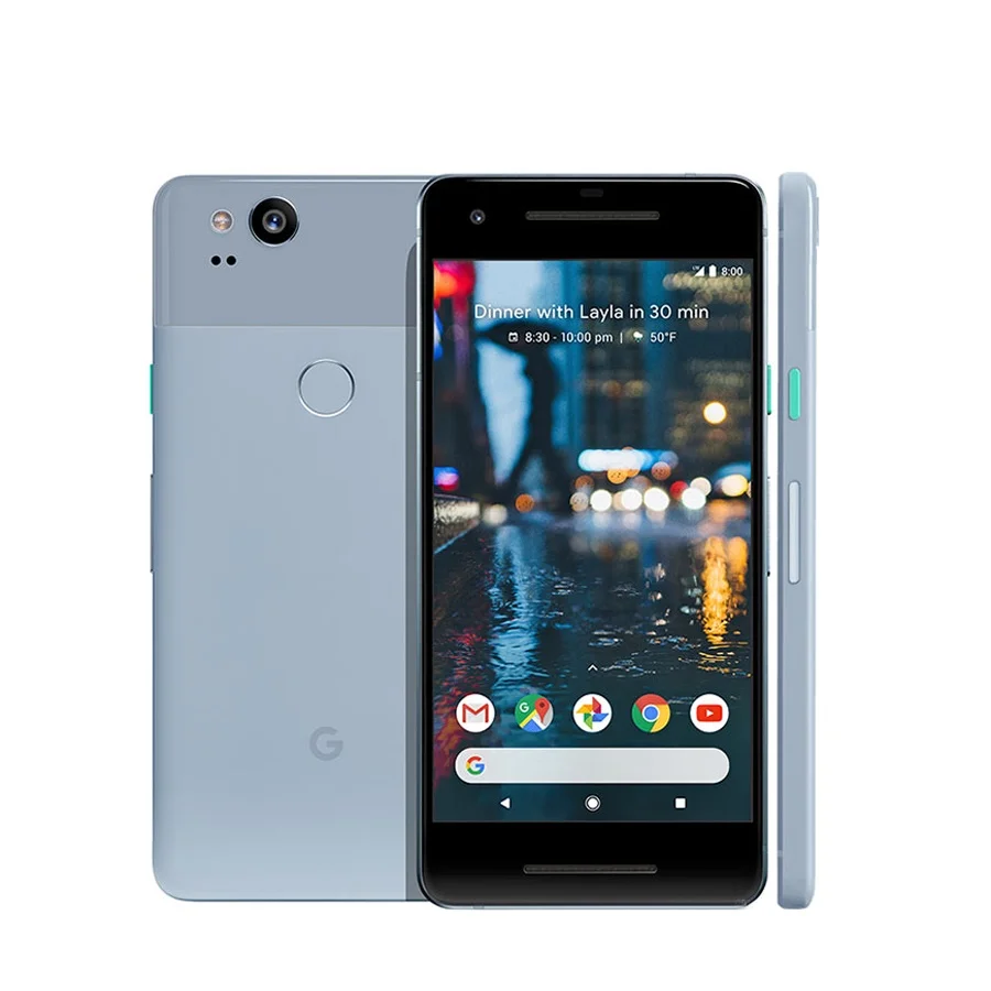 Google Pixel 2 смартфон с 5 дюймовым дисплеем восьмиядерным процессором Snapdragon 0 ОЗУ 4 Гб
