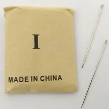 12 шт./лот 6 см я Форма прямые иглы изогнутые швейные иглы парик ПОЧИНКА ИГЛЫ